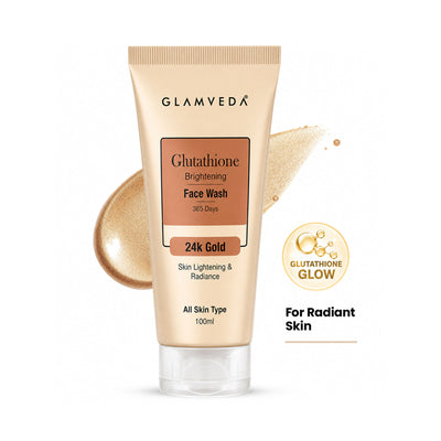 Glamveda Glutathione Brightening 24 K Gold Face Wash