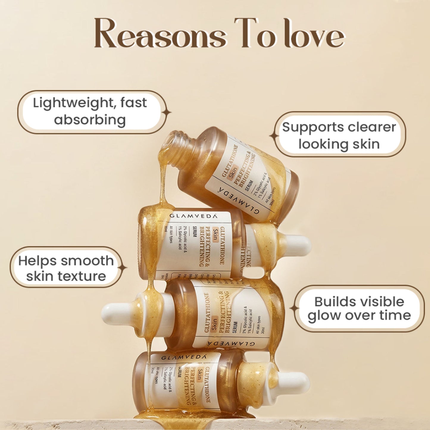 Glamveda Glutathione Skin Perfecting Face Serum