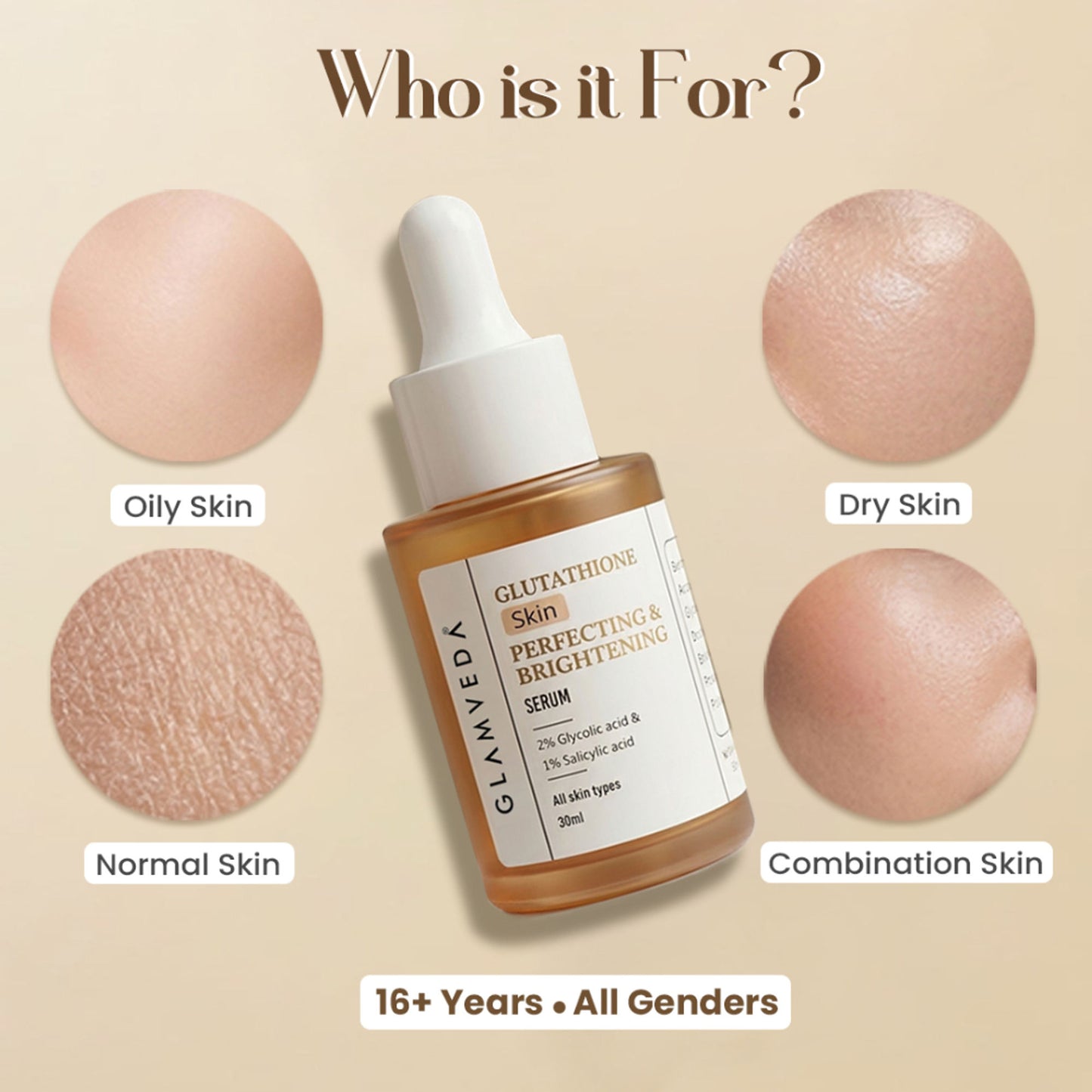 Glamveda Glutathione Skin Perfecting Face Serum
