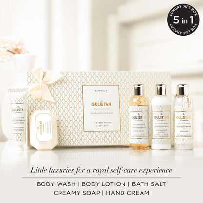 Kimirica The Gulistan Indulgence Luxury Bath & Body Care Gift Set Box for Birthday & Anniversary