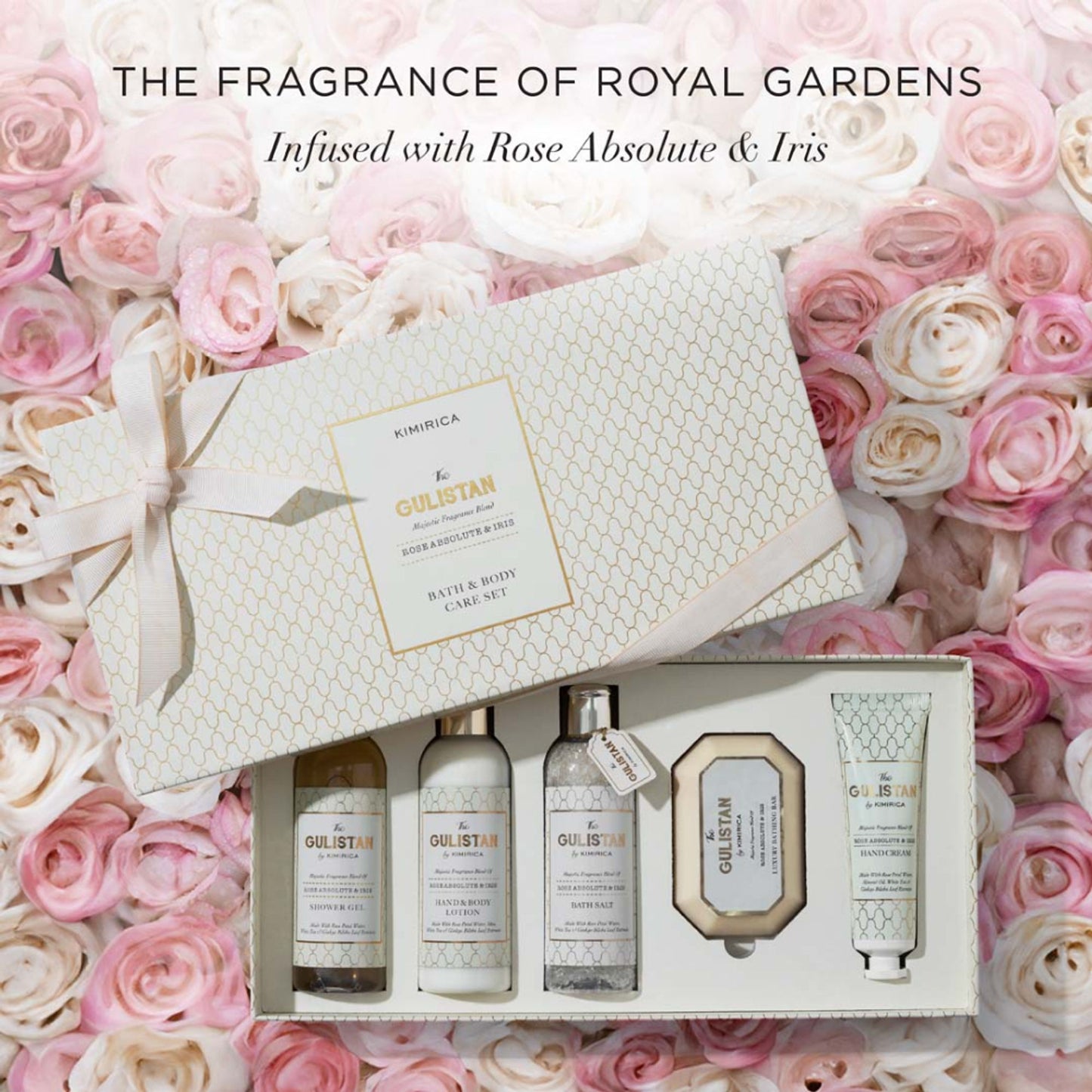 Kimirica The Gulistan Indulgence Luxury Bath & Body Care Gift Set Box for Birthday & Anniversary