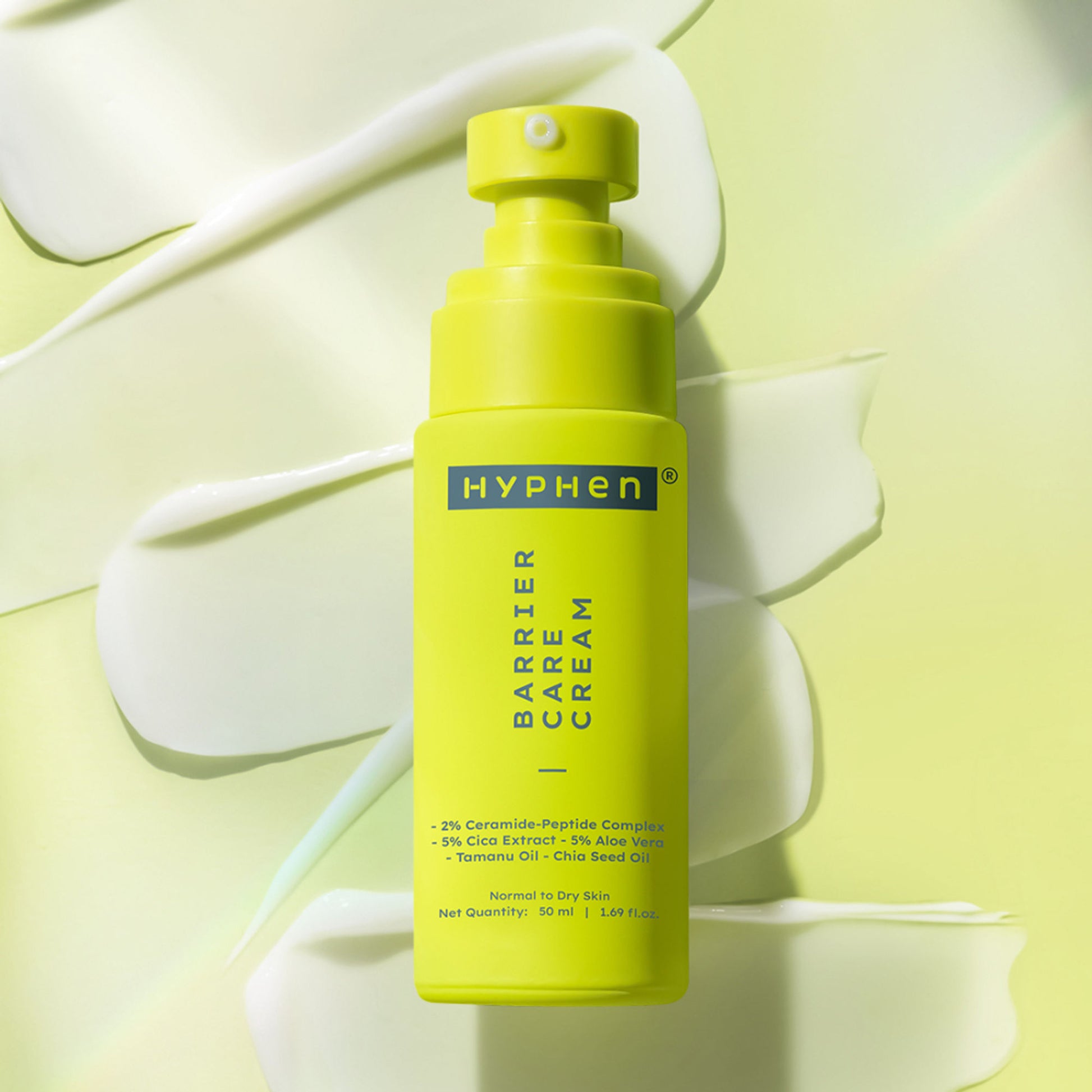 Hyphen 2% Ceramide-Peptide Complex Barrier Repair Moisturizer-Dry Skin Non-Comedogenic & Lightweight