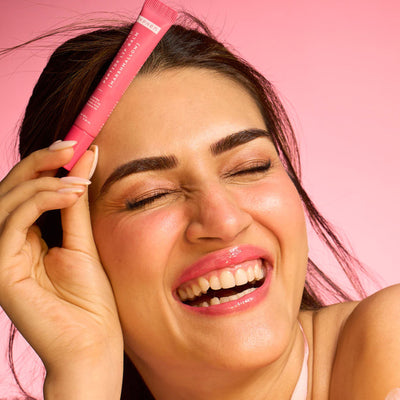 Hyphen Tinted Lip Balm - Marshmallow, 1% Vit E, 2% Squalane & Peptides, Brightens & Moisturizes