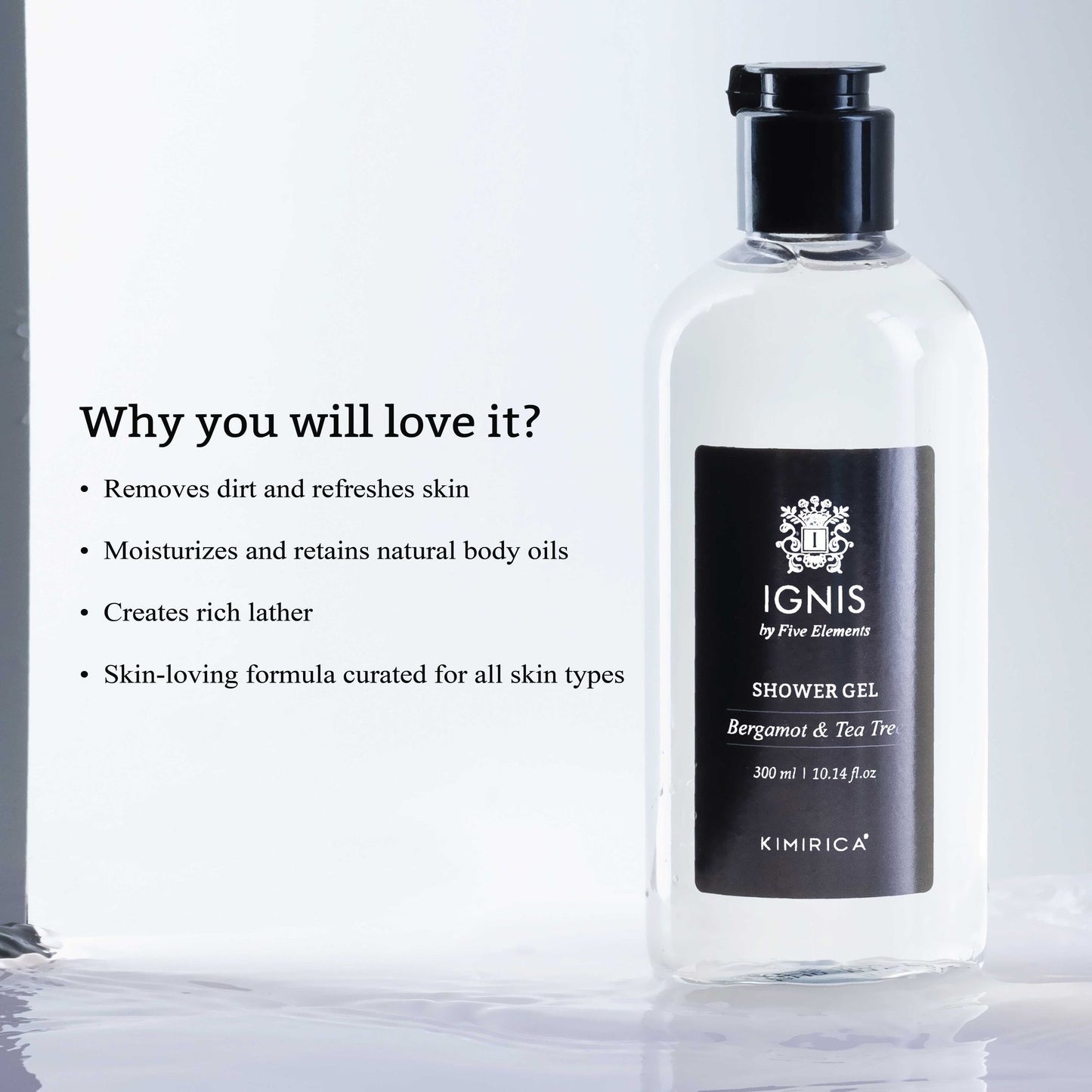Kimirica Ignis Bergamot & Tea Tree Shower Gel