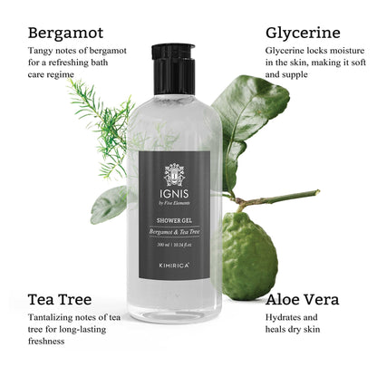 Kimirica Ignis Bergamot & Tea Tree Shower Gel