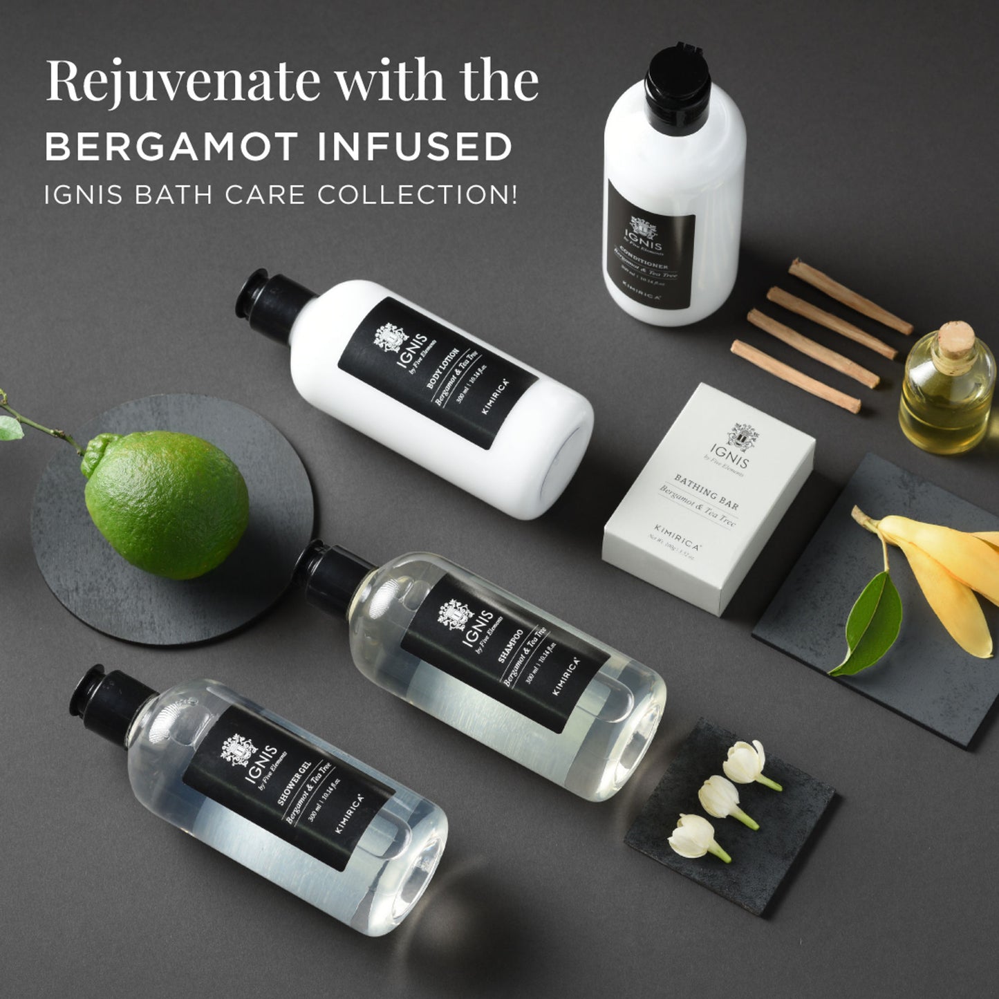 Kimirica Ignis Bergamot & Tea Tree Shower Gel