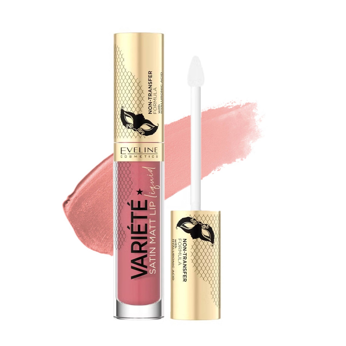 Eveline Cosmetics Variete Satin Matt Lip Liquid Lipstick - 05 Peach Mousse
