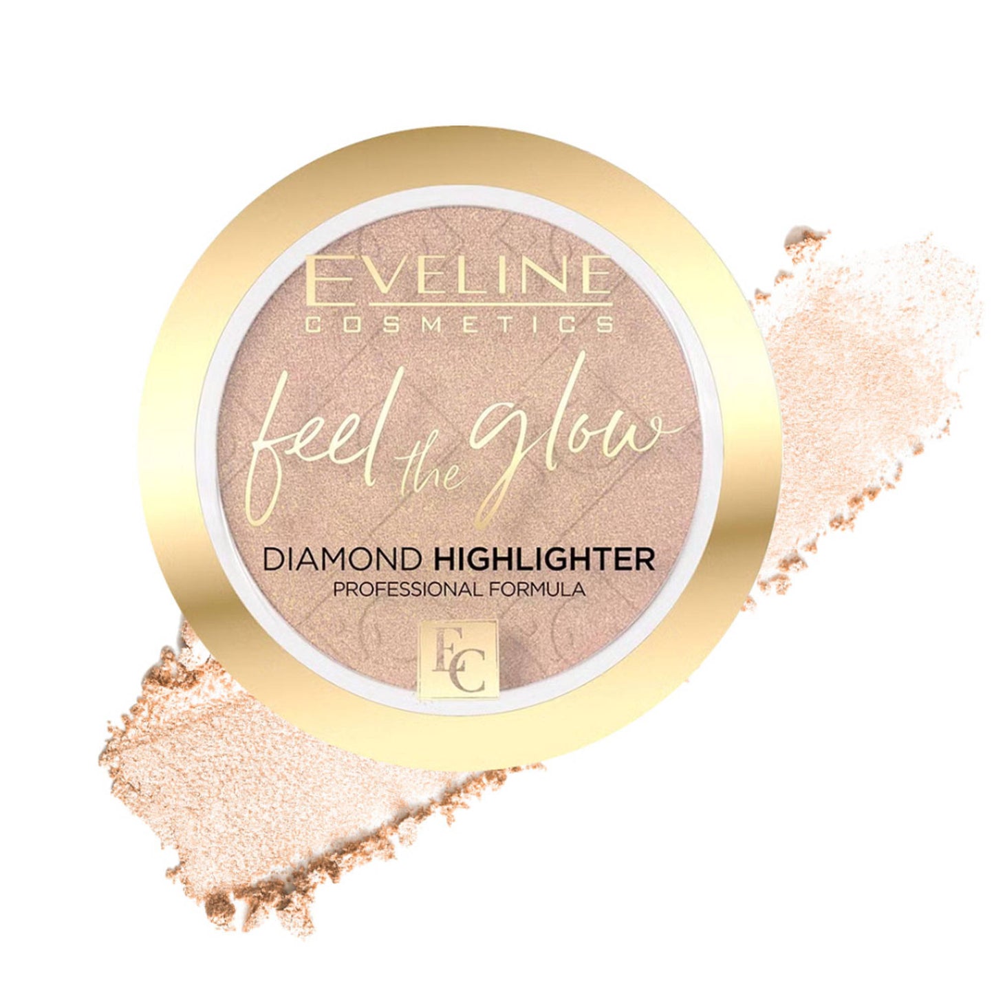 Eveline Cosmetics Feel The Glow Diamond Highlighter - 02 Beach
