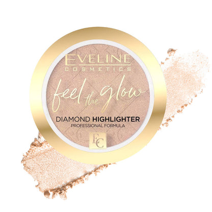 Eveline Cosmetics Feel The Glow Diamond Highlighter - 02 Beach