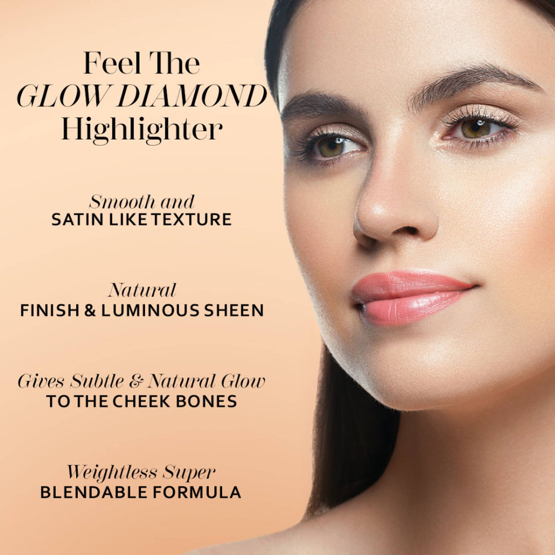 Eveline Cosmetics Feel The Glow Diamond Highlighter - 02 Beach