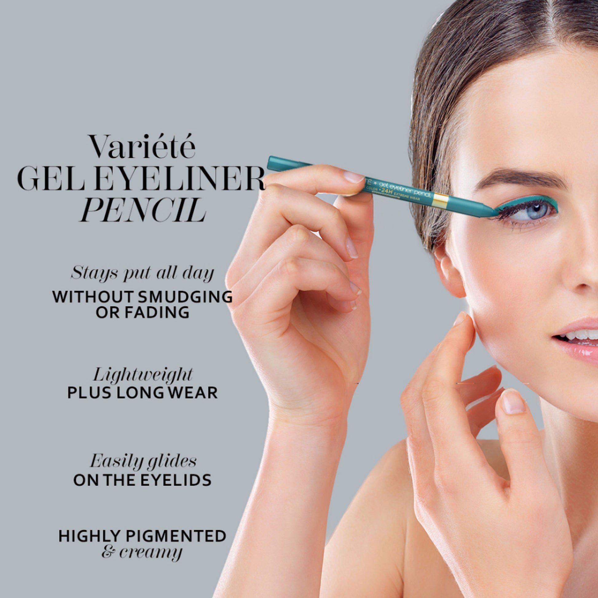 Eveline Cosmetics Variete Gel Eyeliner Pencil - 04 Lagoon
