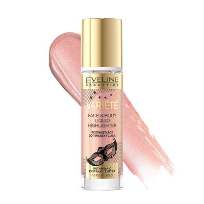 Eveline Cosmetics Variete Liquid Highlighter - 02 Rose Gold