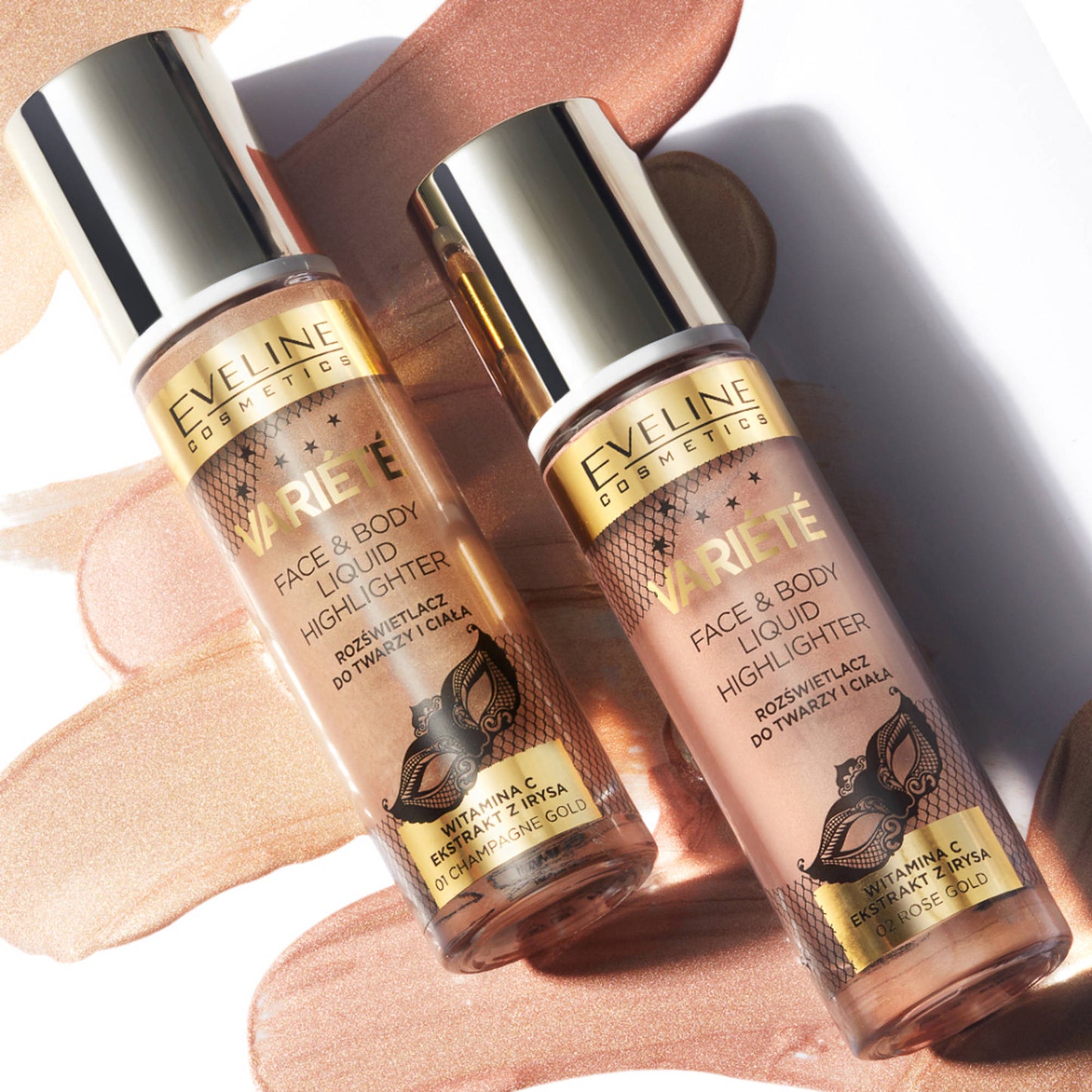 Eveline Cosmetics Variete Liquid Highlighter - 02 Rose Gold