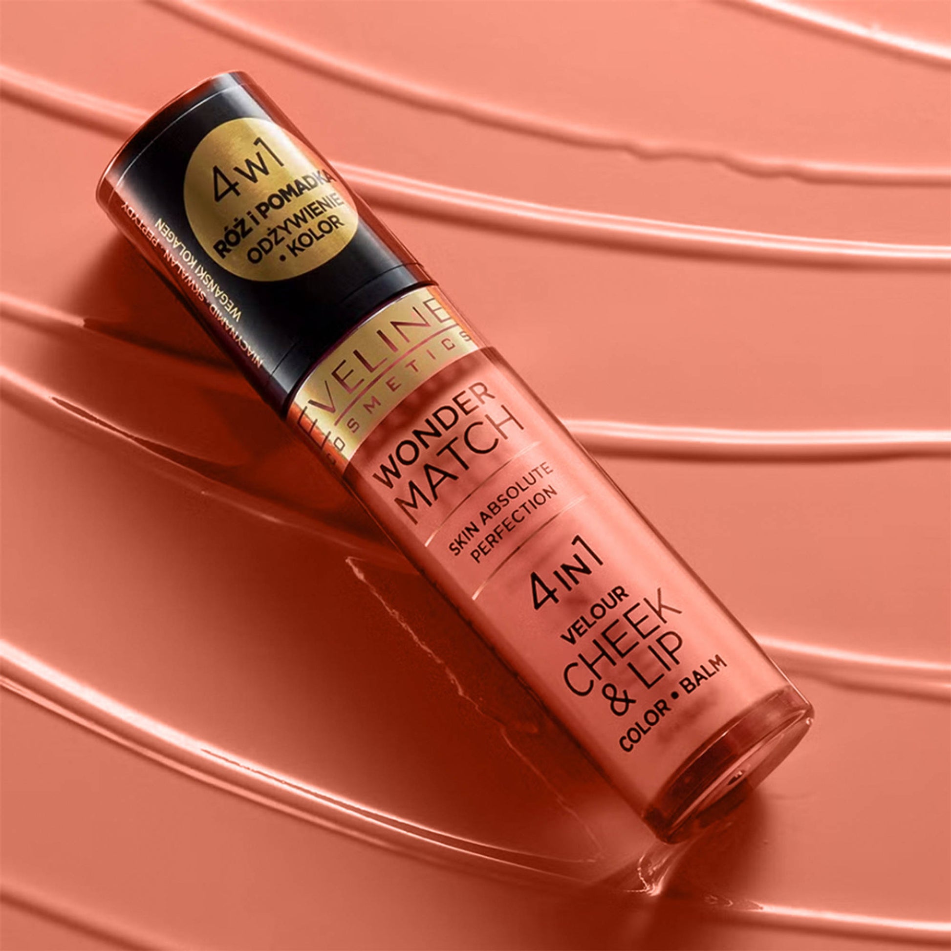 Eveline Cosmetics Wonder Match 4 In 1 Cheek & Lip - 01