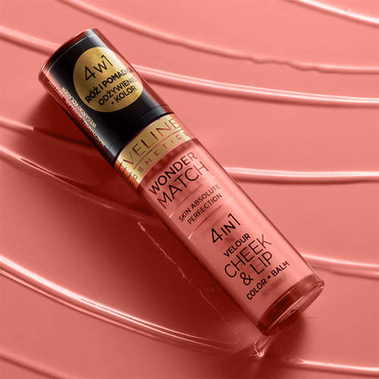 Eveline Cosmetics Wonder Match 4 In 1 Cheek & Lip - 02