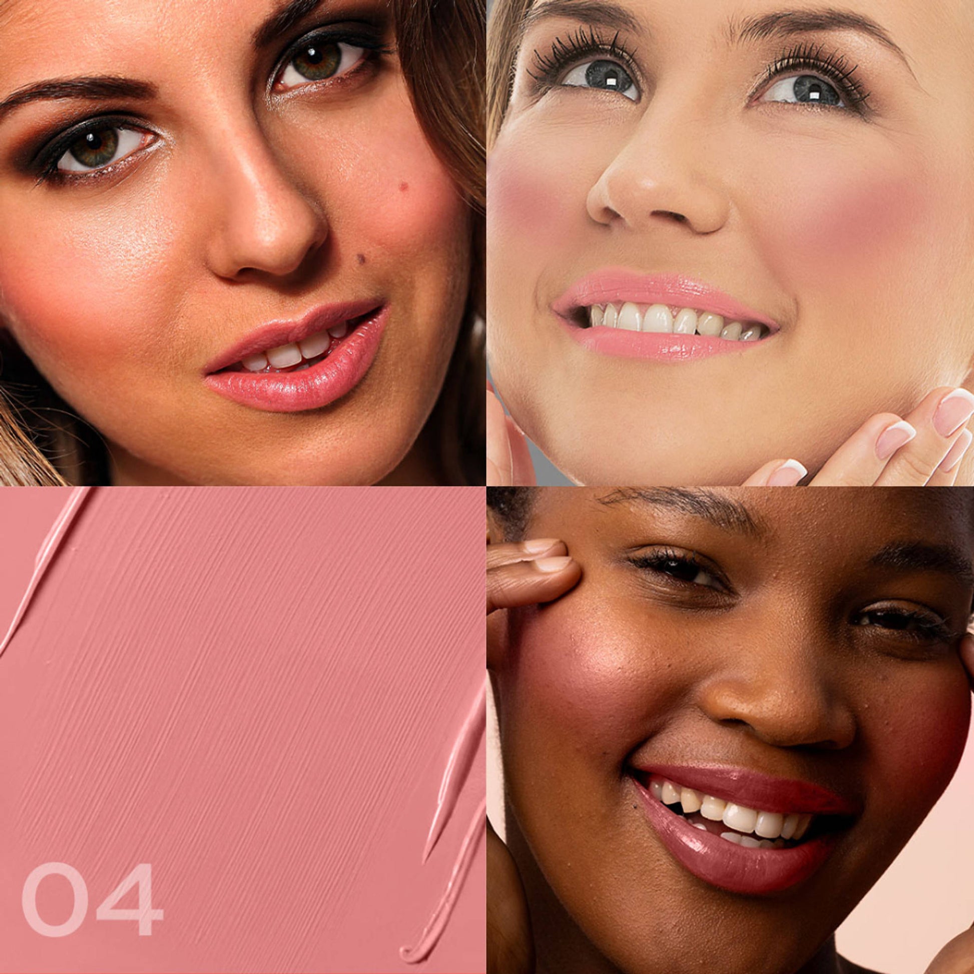 Eveline Cosmetics Wonder Match 4 In 1 Cheek & Lip - 04