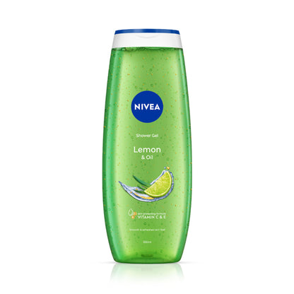 NIVEA Body Wash, Lemon & Oil Shower Gel, Pampering Care & Refreshing Scent of Lemon