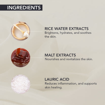 O3+ Mijoo Korea Rice Water Bright Foaming Cleanser