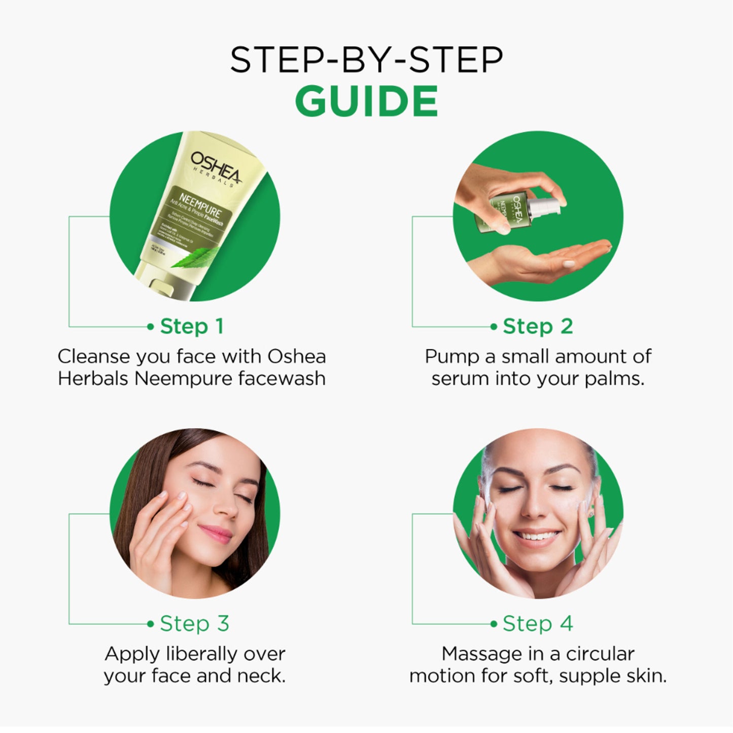 Oshea Herbals Neempure Anti-Acne Face Serum With Neem & Willow Bark Extracts Reduces Acne & Pimples