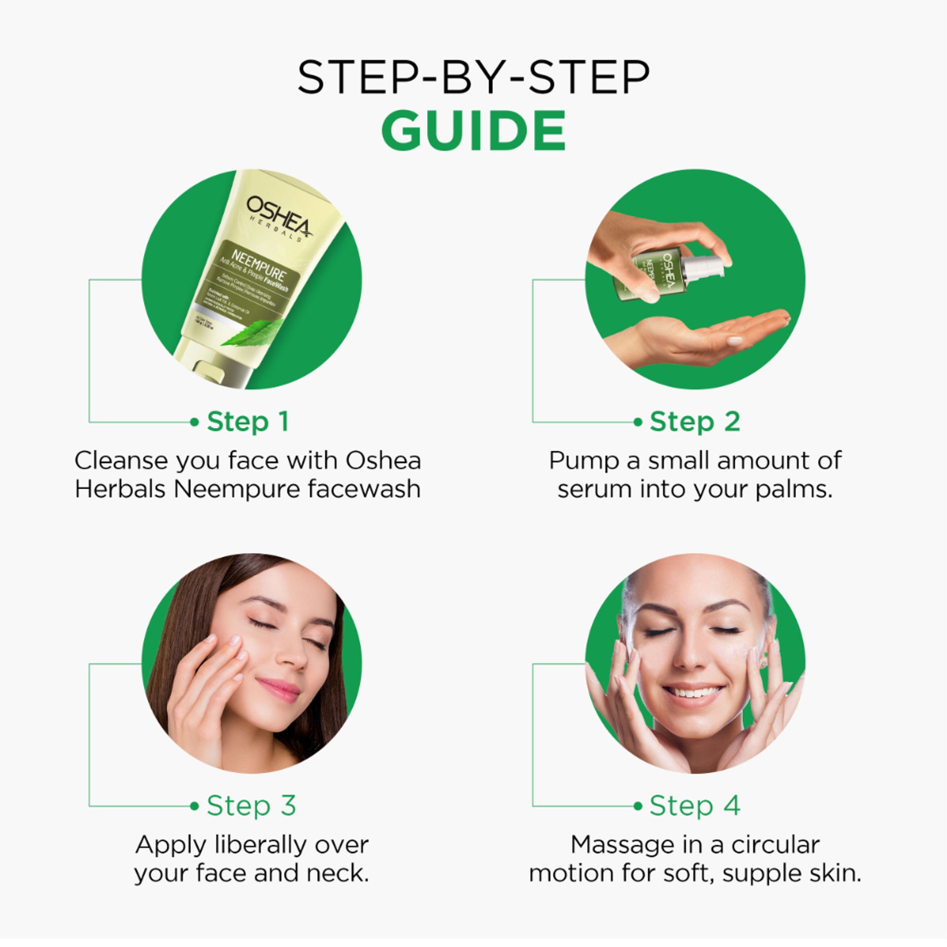 Oshea Herbals Neempure Anti-Acne Face Serum With Neem & Willow Bark Extracts Reduces Acne & Pimples