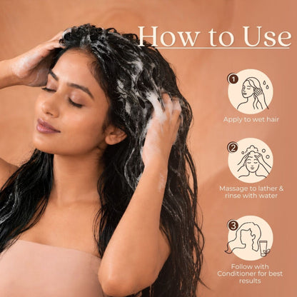 Just Herbs 8 In 1 Root Nourishing Shampoo, Amla & Neem, Normal To Oily Hair