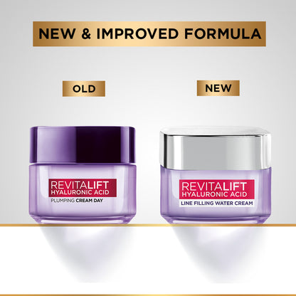 L'Oreal Paris Hyaluronic Acid Line Filling Water Cream with Ceramides for Hydration & Barrier Repair