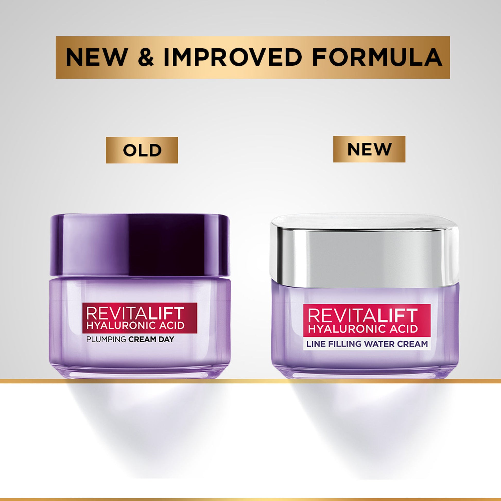 L'Oreal Paris Hyaluronic Acid Line Filling Water Cream with Ceramides for Hydration & Barrier Repair