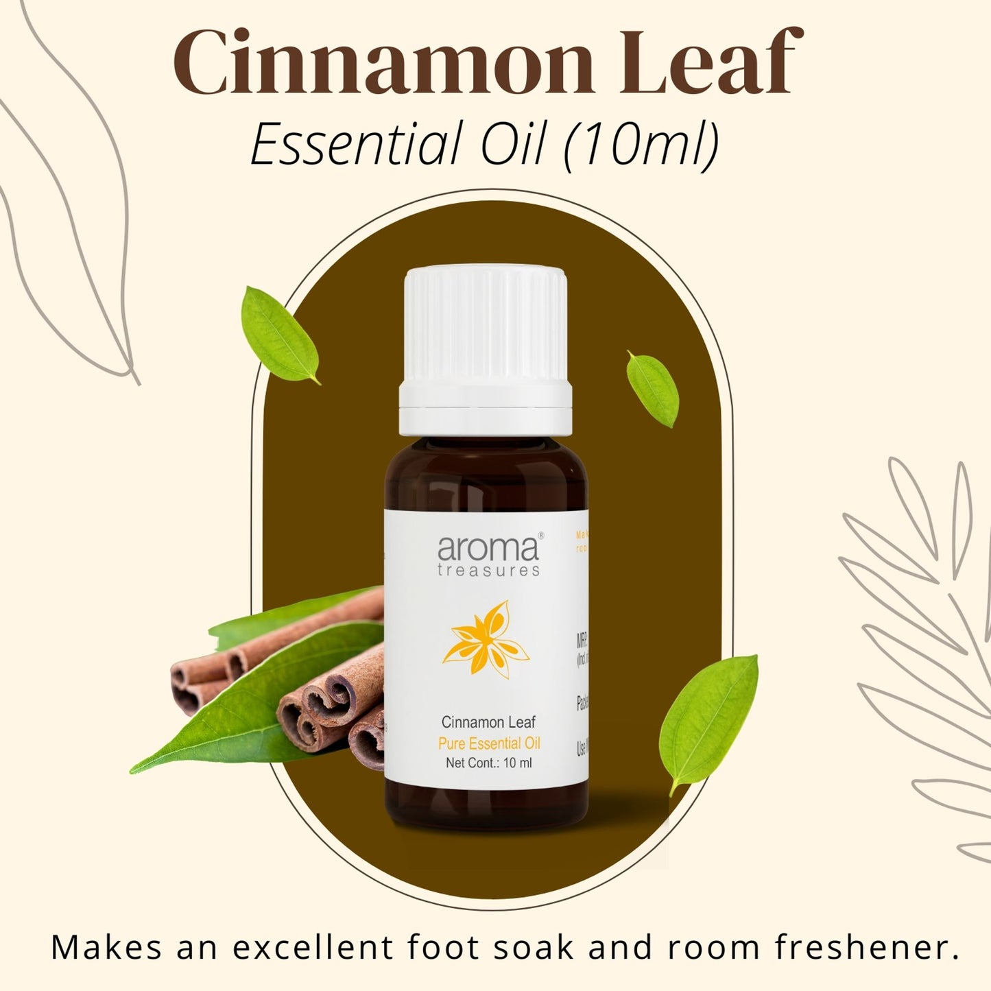 Aroma Treasures Cinnamon Leaf Pure Essential Oil