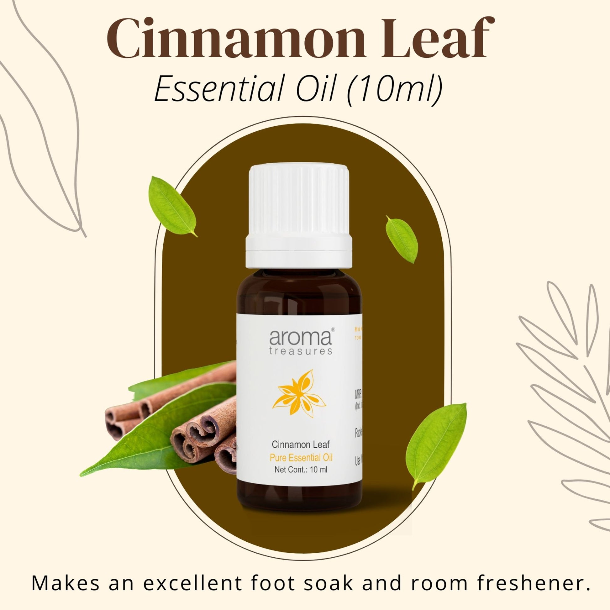 Aroma Treasures Cinnamon Leaf Pure Essential Oil