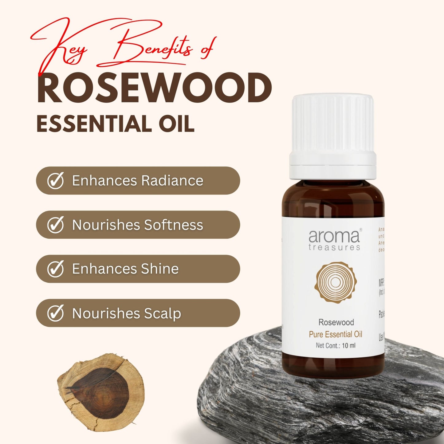 Aroma Treasures Rosewood Pure Essential Oil
