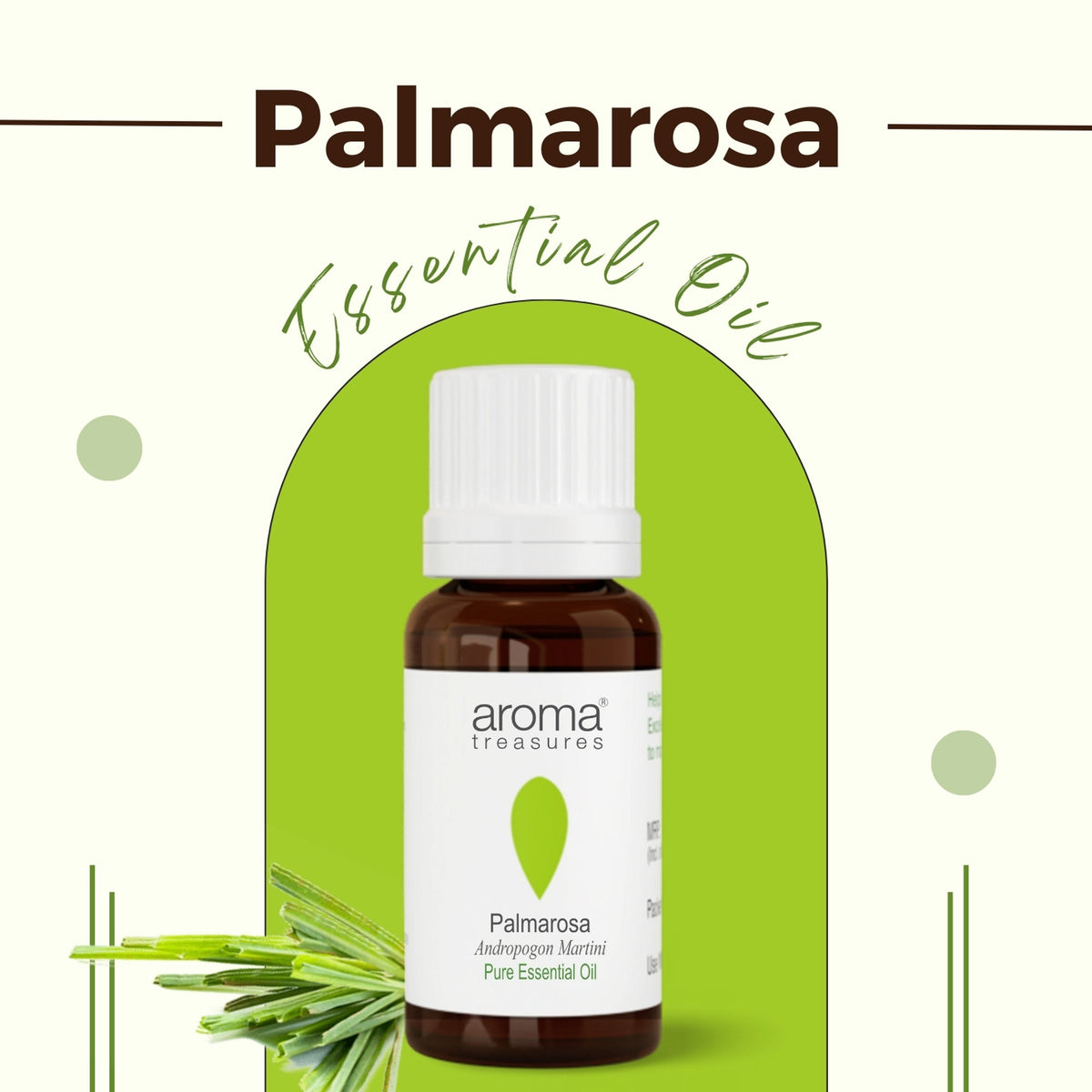 Aroma Treasures Palmarosa Pure Essential Oil