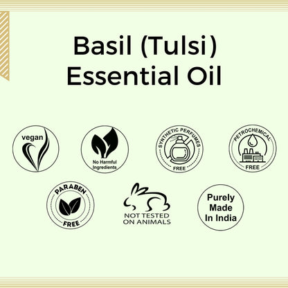 Aroma Treasures Basil (Tulsi) Pure Essential Oil