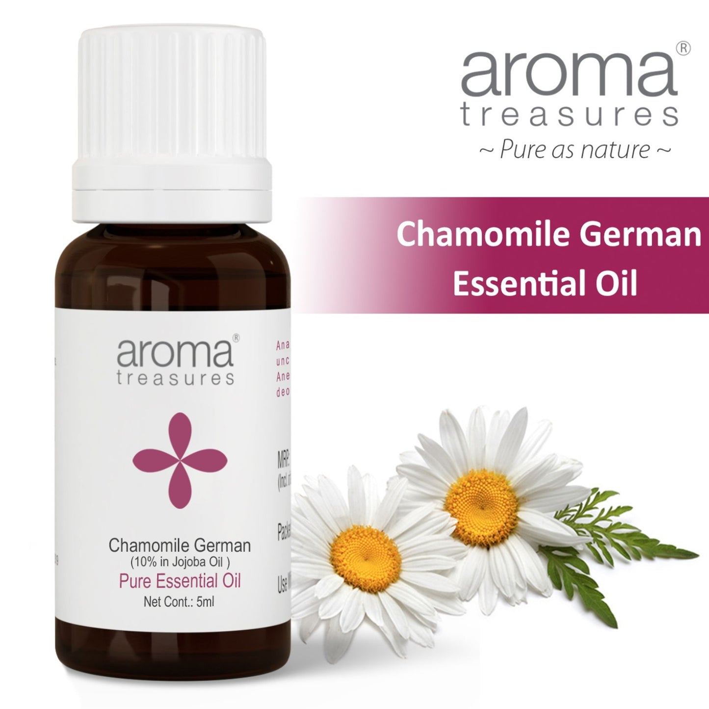 Aroma Treasures Chamomile German Pure Essential Oil