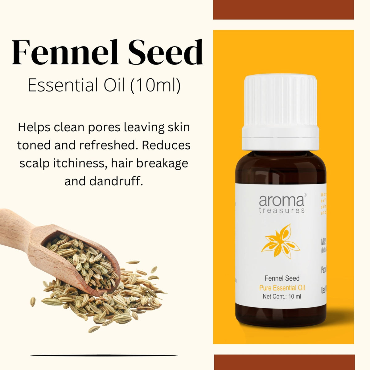Aroma Treasures Fennel Seed Pure Essential Oil
