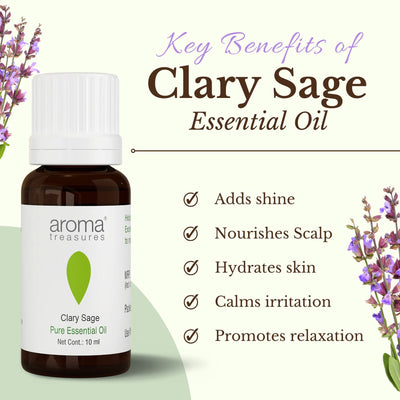 Aroma Treasures Clary Sage Pure Essential Oil