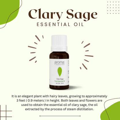 Aroma Treasures Clary Sage Pure Essential Oil
