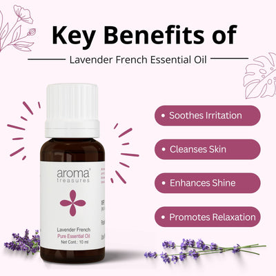 Aroma Treasures Lavender French Pure Essential Oil