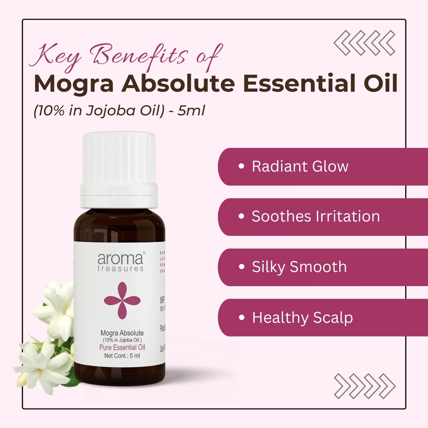 Aroma Treasures Mogra Absolute Pure Essential Oil
