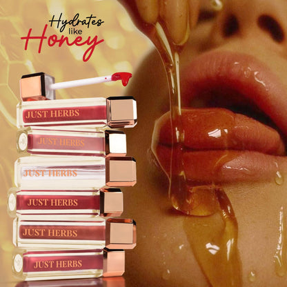 Just Herbs Non Stick Plumping Lip Gloss - Honey Dew