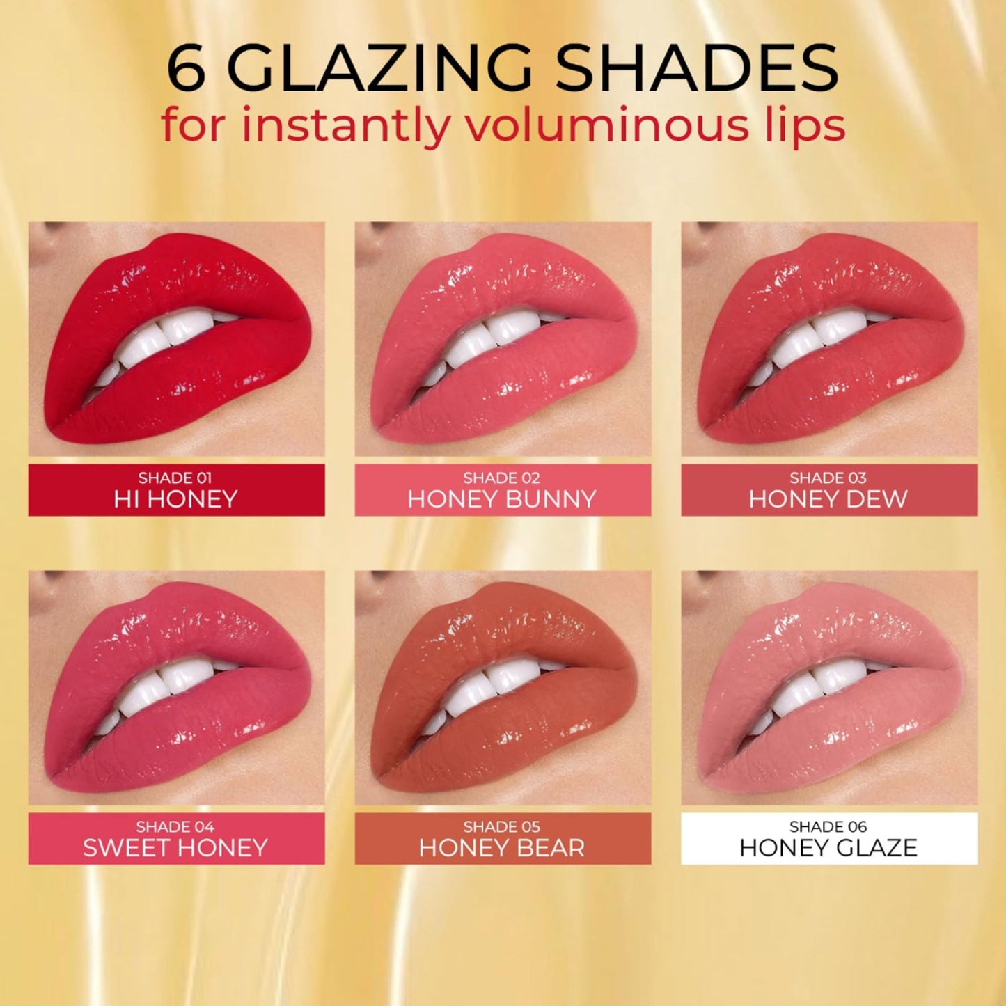 Just Herbs Non Stick Plumping Lip Gloss - Honey Glaze