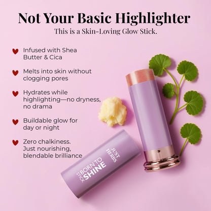 Just Herbs Born To Shine Stick - Peach Hues
