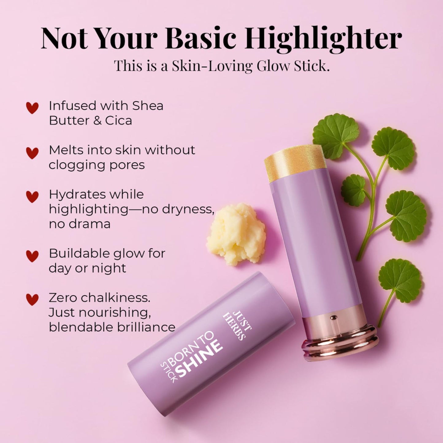 Just Herbs Born To Shine Stick - Golden Glow