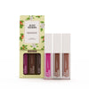 Just Herbs Herb Enriched Matte Liquid Lipstick Set Of 3 - 90'S Vibe