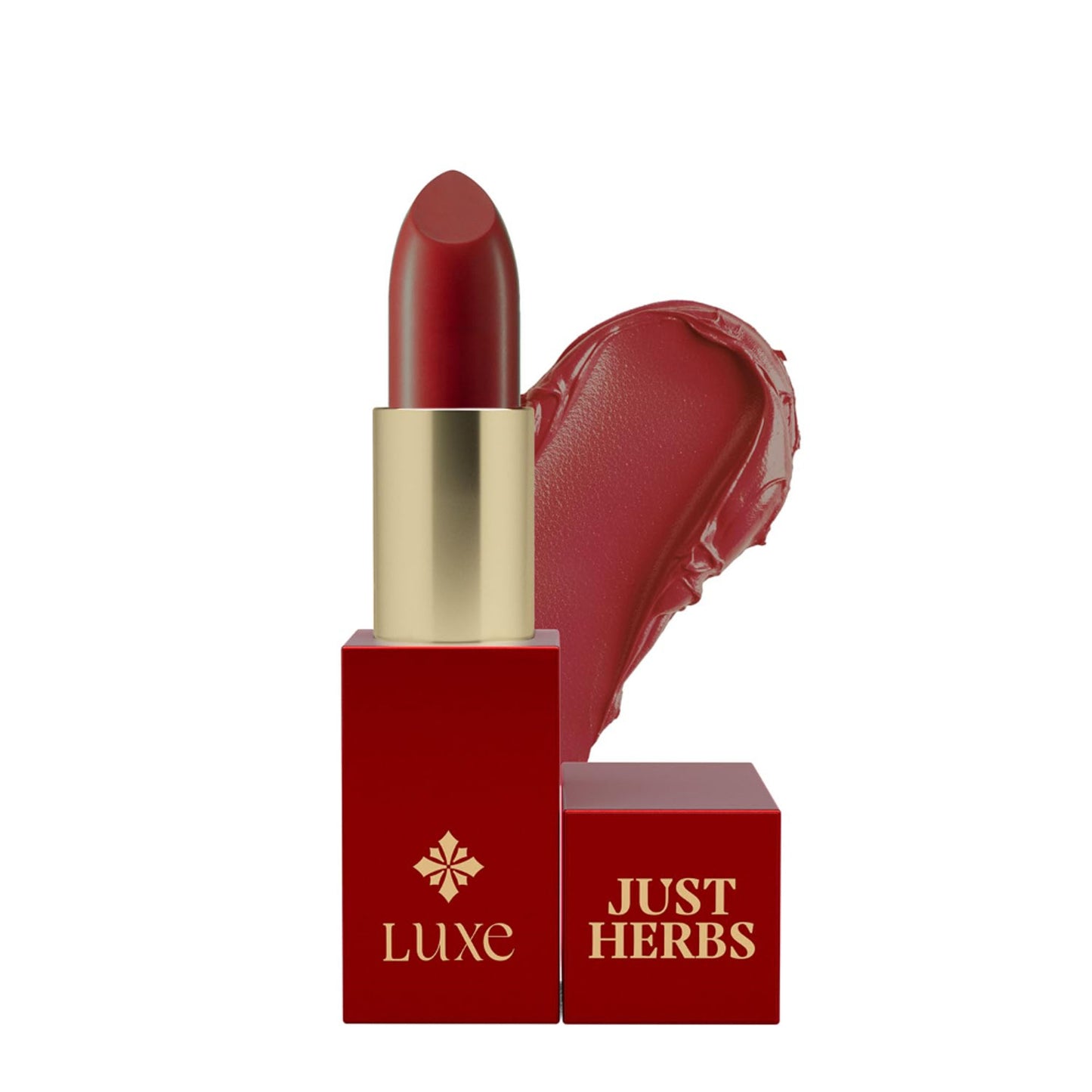 Just Herbs Luxe Satin Melt High Shine Lipstick - 04 Empress Maroon