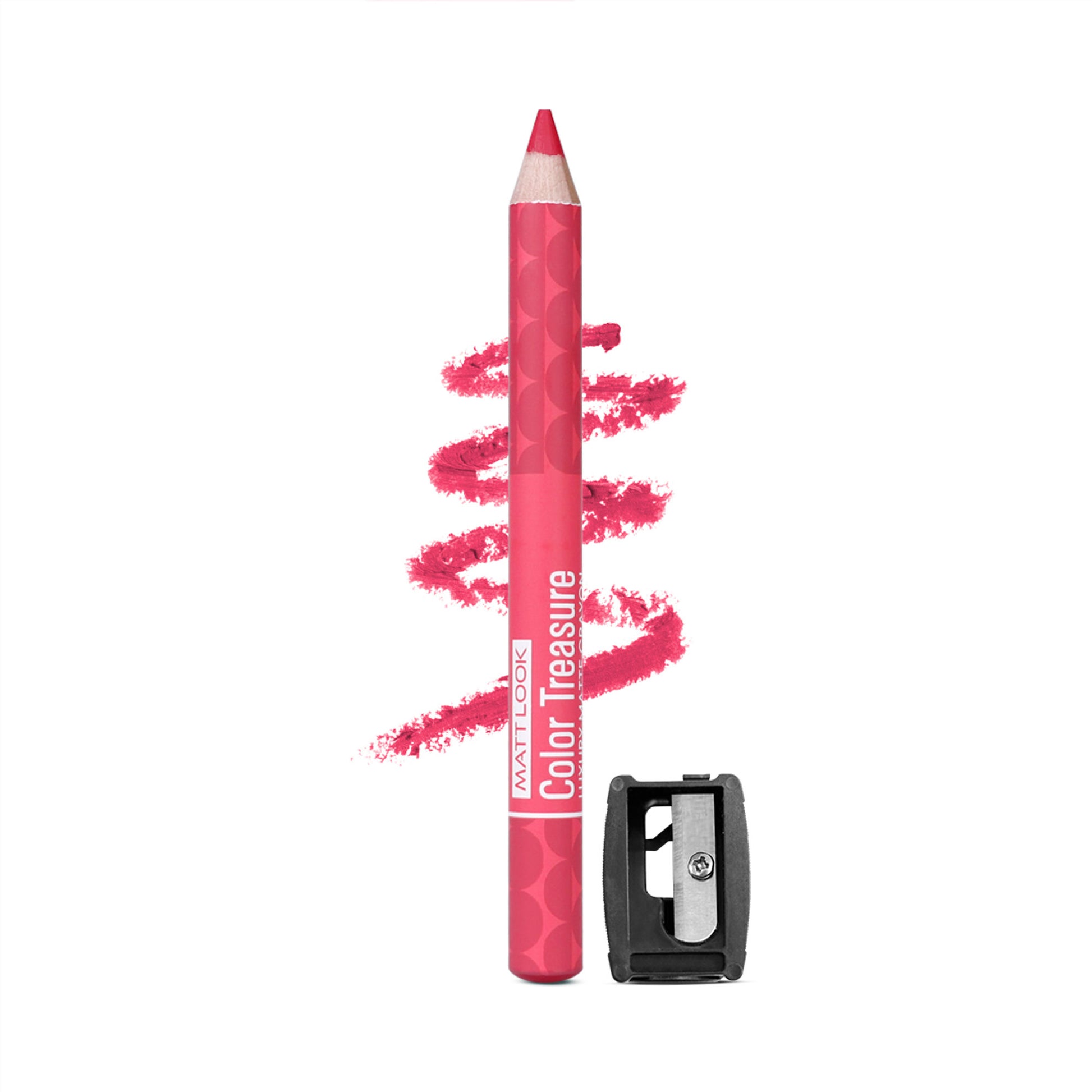 Matt look Color Treasure Luxury Matte Lip Pencil Crayon - 09 Fuchsia Fever