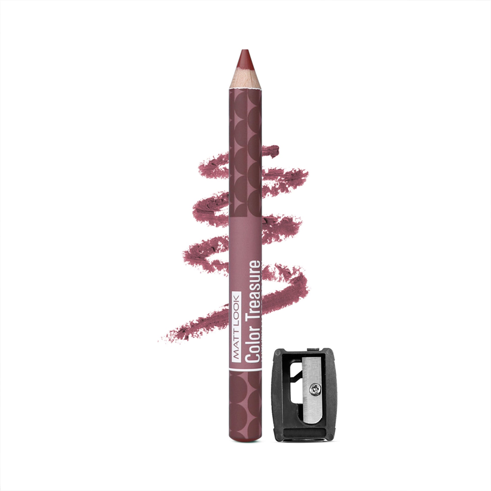 Matt look Color Treasure Luxury Matte Lip Pencil Crayon - 15 Glazed Mauve