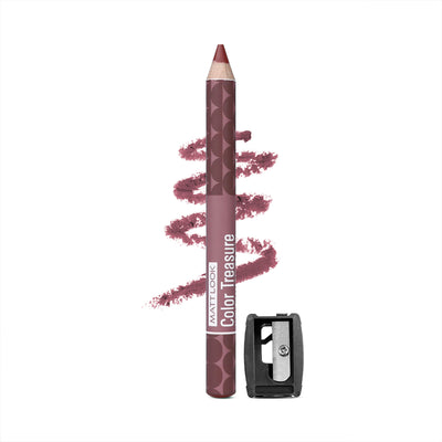 Matt look Color Treasure Luxury Matte Lip Pencil Crayon - 15 Glazed Mauve