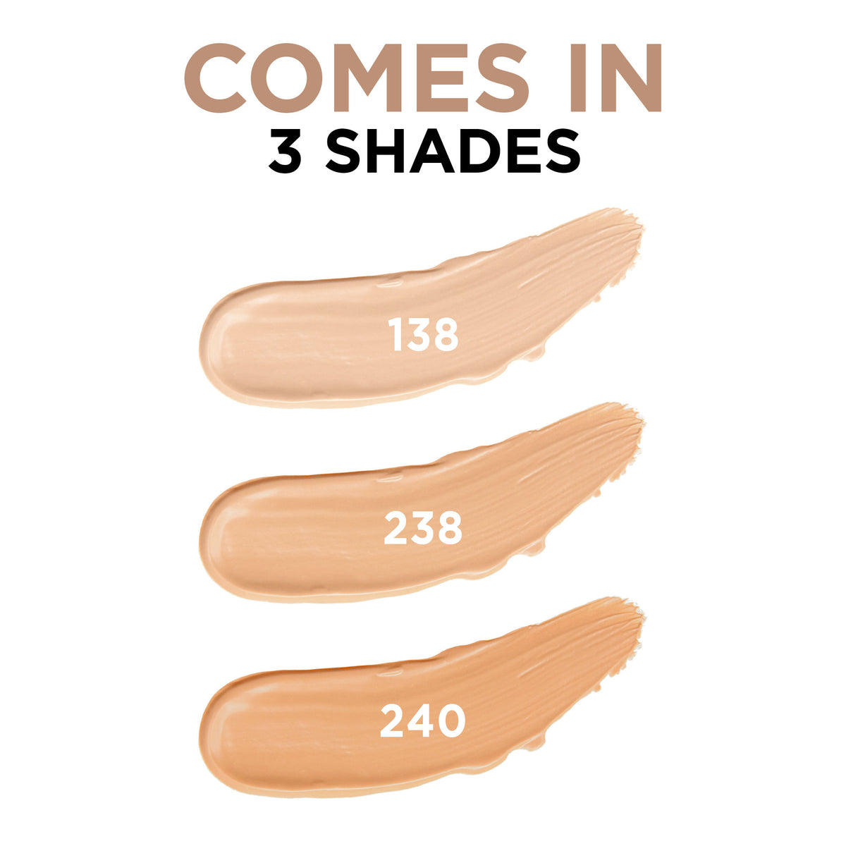 Orgatre Matte+ Oil Control Makeup Foundation SPF 30 with Niacinamide and Vitamin C, longwear formula in shade 240.