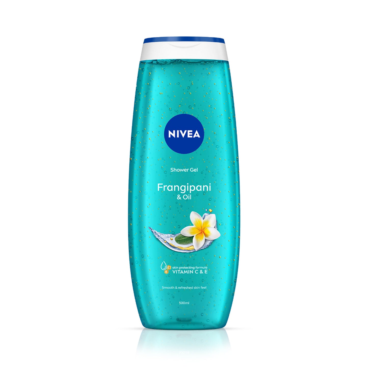 NIVEA Body Wash, Frangipani & Oil Shower Gel, Pampering Care & Refreshing Scent of Frangipani Flower