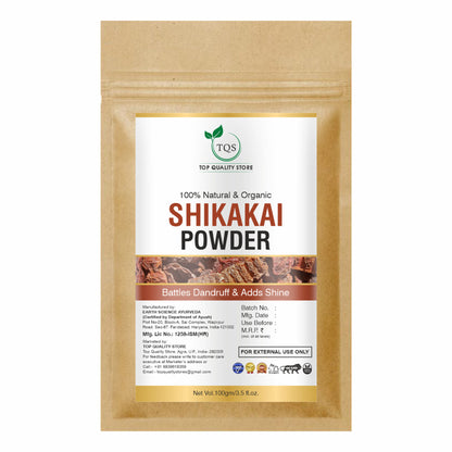 TQS 100% Natural Shikakai Fruit Hair Powder Deep Clean & Soften Hair